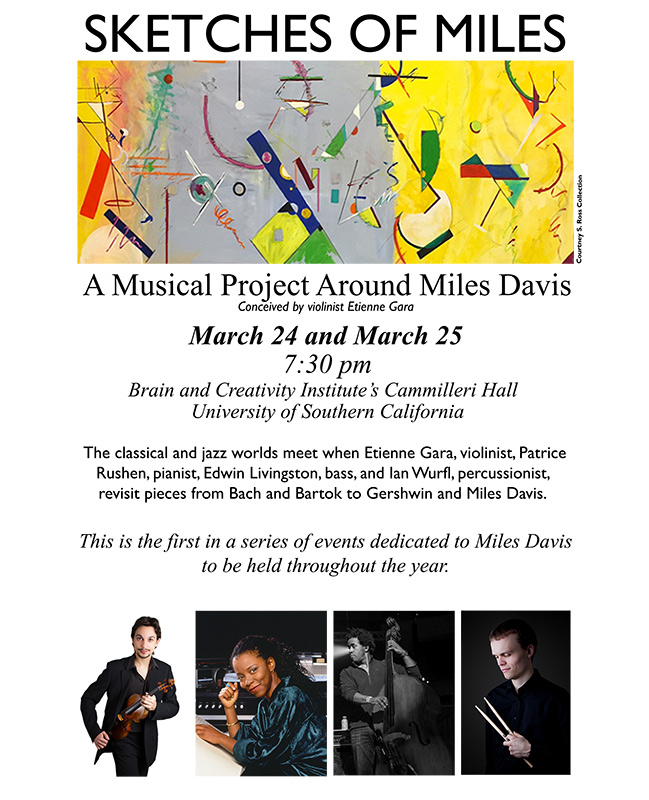  Sketches of Miles - Poster of the premiere 